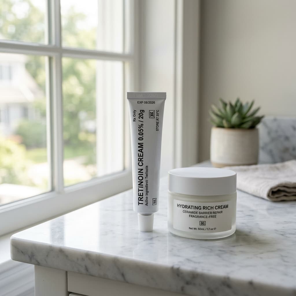 How to Use Tretinoin Cream With Moisturizer to Minimize Irritation